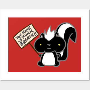 Angry Skunk Posters and Art